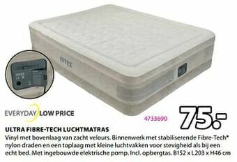 Ultra fibre-tech luchtmatras