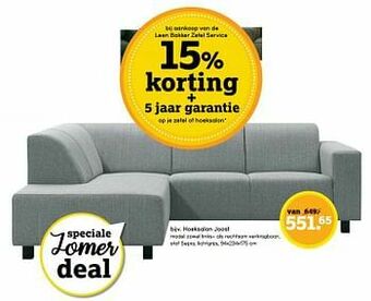 Leen Bakker Hoeksalon joost aanbieding