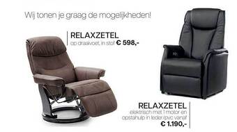 Meubelen Jonckheere Relaxzetel aanbieding