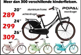 Meer Dan 300 Verschillende Kinderfietsen