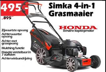 Simka 4-in-1 Grasmaaier Honda