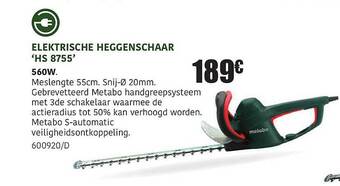 HandyHome Elektrische Heggenschaar 'hs 8755' aanbieding