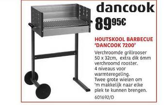 HandyHome Houtskool Barbecue 'dancook 7200' aanbieding