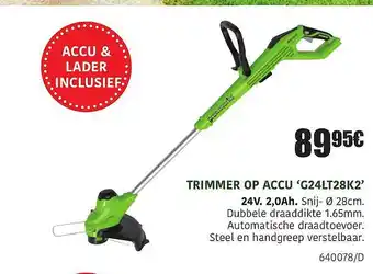 HandyHome Trimmer Op Accu 'g24lt28k2' aanbieding