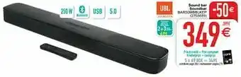 Cora Jbl sound bar soundbar bar50mbblkep aanbieding