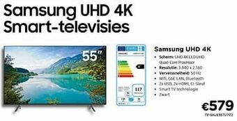 CompuDeals Samsung uhd 4k smart-televisies aanbieding