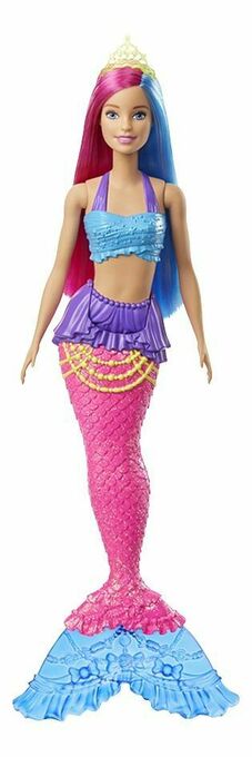 Dreamland Barbie mannequinpop Dreamtopia Zeemeermin met roze en blauw haar aanbieding