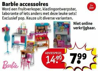 Kruidvat Barbie accessoires aanbieding