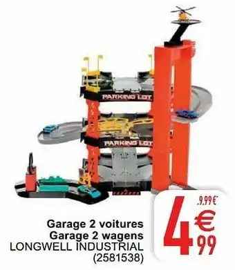 Cora Garage 2 voitures garage 2 wagens longwell industrial aanbieding