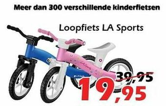 iTEK Loopfiets la sports aanbieding