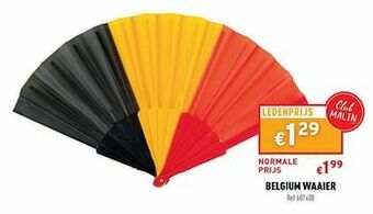 Belgium waaier