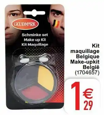 Kit maquillage belgique make-upkit belgië