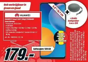 Huawei p smart 2021 128gb 51096abv smartphone