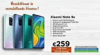 Xiaomi note 9s