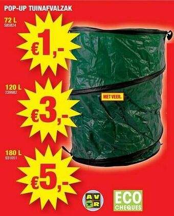 Pop-up tuinafvalzak