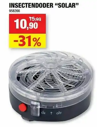Hubo Insectendoder solar aanbieding