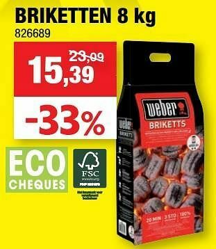 Hubo Briketten aanbieding