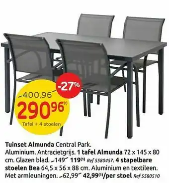 Brico Tuinset almunda aanbieding