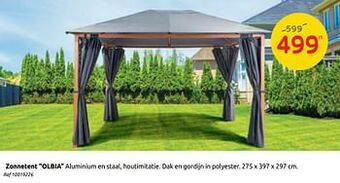 Brico Zonnetent olbia aanbieding
