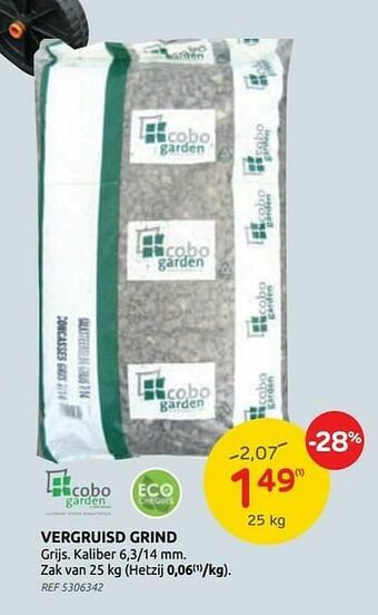 Brico Vergruisd grind aanbieding
