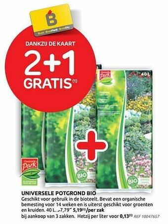 Brico Universele potgrond bio aanbieding