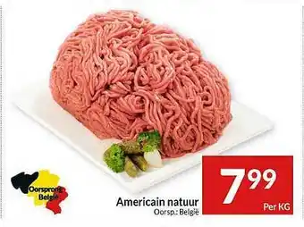 Intermarché Americain Natuur 1kg aanbieding