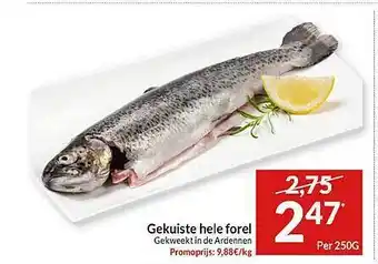 Intermarché Gekuiste Hele Forel 250g aanbieding