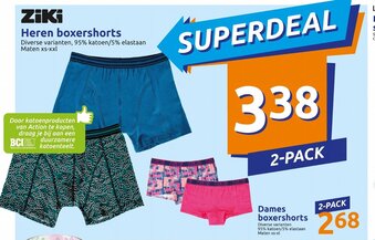 Action Heren Boxershorts aanbieding