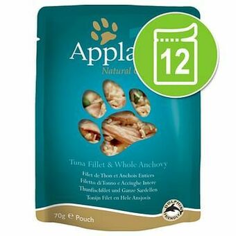 12x70g Tonijn met Ansjovis Applaws Kattenvoer
