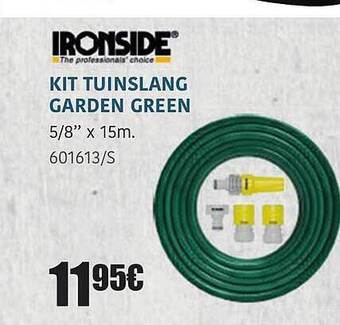 HandyHome Ironside Kit Tuinslang Garden Green aanbieding