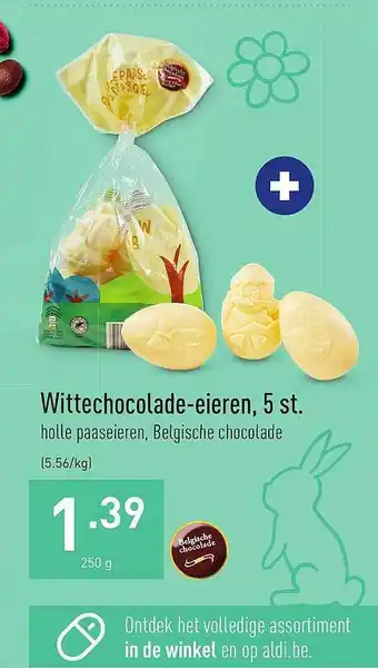 Wittechocolade-eieren 5 St 250g