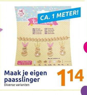 Action Maak Je Eigen Paasslinger aanbieding