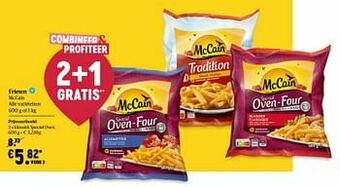 Delhaize Frieten mccain klassiek special oven aanbieding
