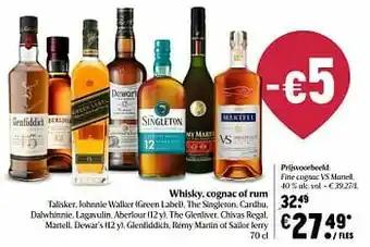Fine cognac vs martell