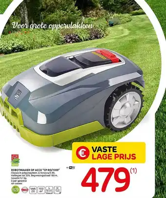 Brico Robotmaaier Op Accu aanbieding