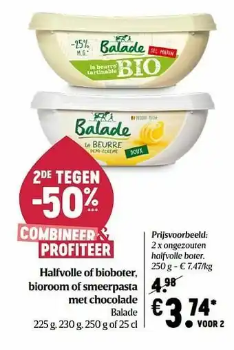 Delhaize Ongezouten halfvolle boter aanbieding