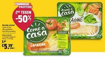 Delhaize Lasagne bolognese aanbieding
