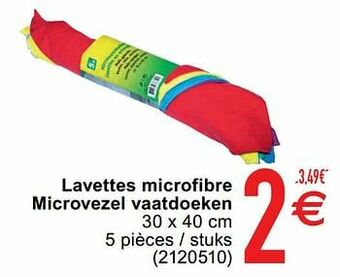 Cora Lavettes microfibre microvezel vaatdoeken aanbieding