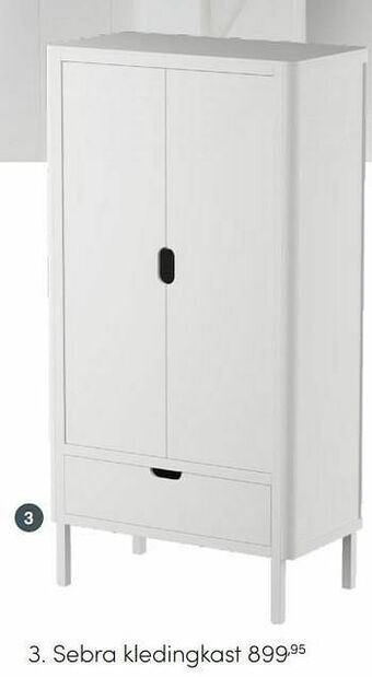 Baby & Tiener Sebra kledingkast aanbieding