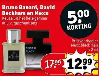 Kruidvat Mexx black man aanbieding