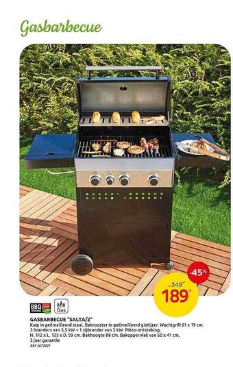 Brico Gasbarbecue aanbieding