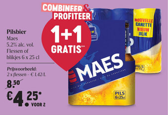 Delhaize Pilsbier Maes aanbieding