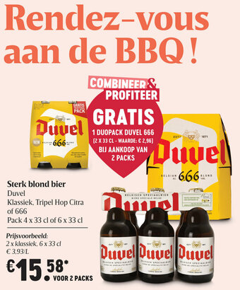 Delhaize Sterk blond bier aanbieding