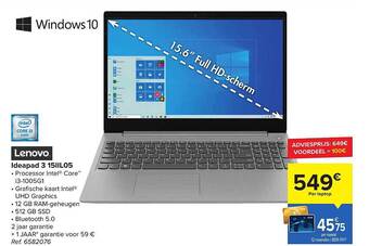 Lenovo Ideapad 3 15iil05