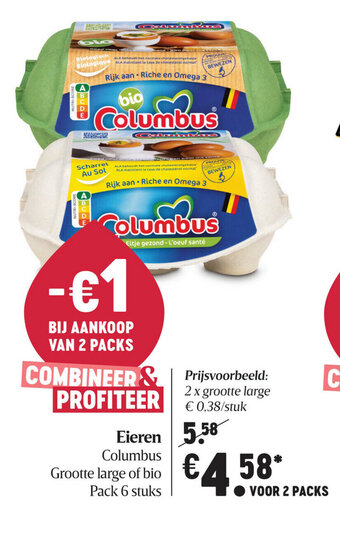 Delhaize Eieren aanbieding