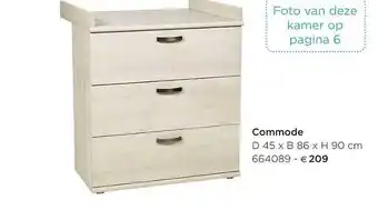 Dreambaby Commode 45x86x90 Cm aanbieding