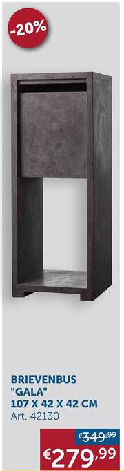 Zelfbouwmarkt Brievenbus aanbieding