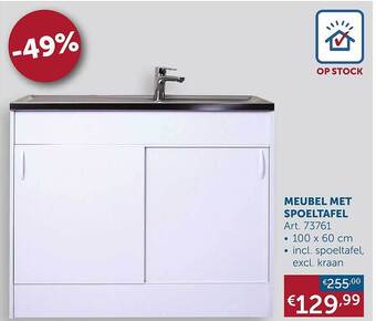 Meubel Met Spoeltafel