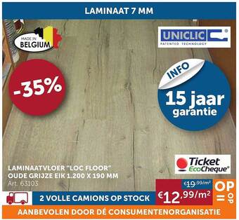 Zelfbouwmarkt Laminaatvloer aanbieding