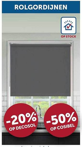 Zelfbouwmarkt Rolgordijnen aanbieding